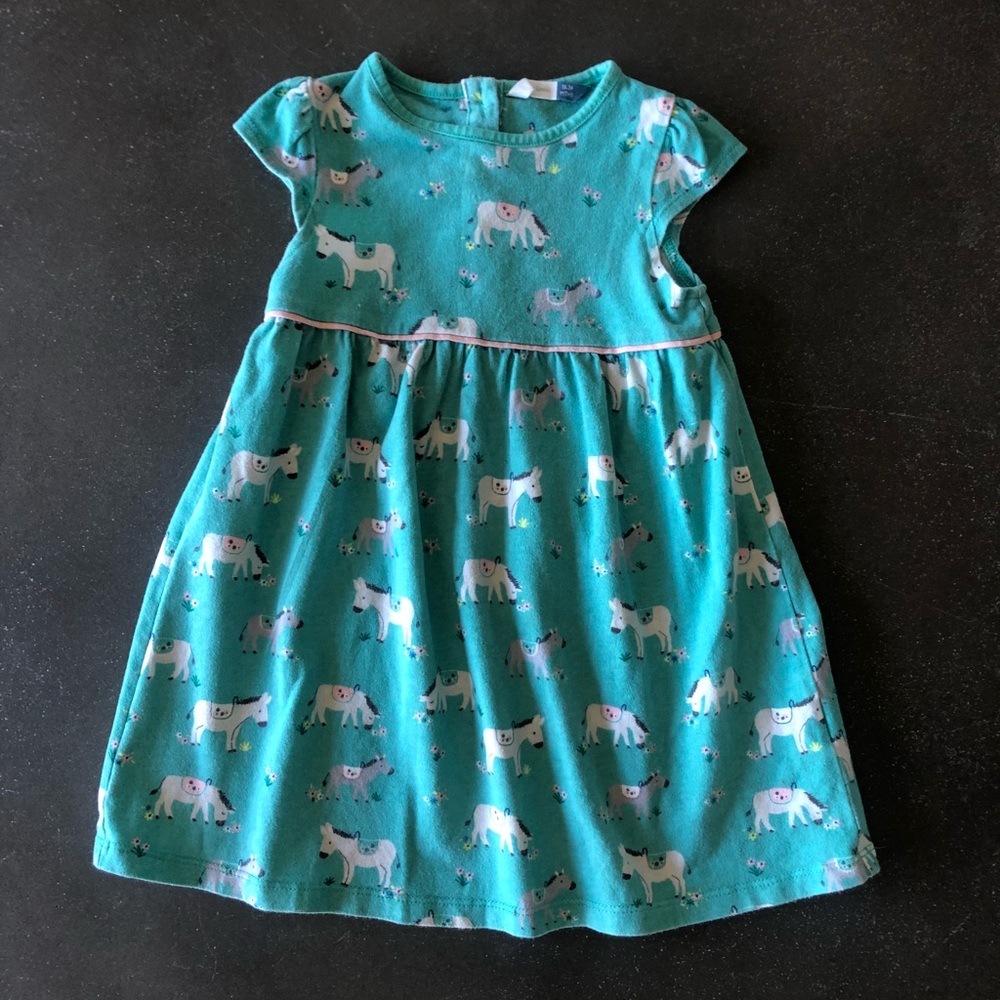 John Lewis animal print dress toddler 18-24 months